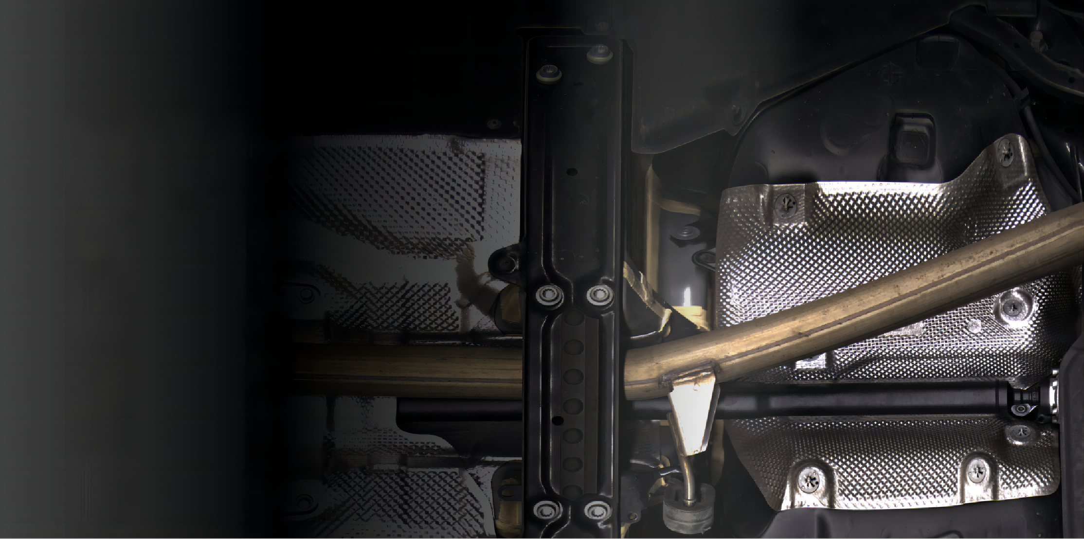 TOTA PRO underbody scanner installed in an inspection lane